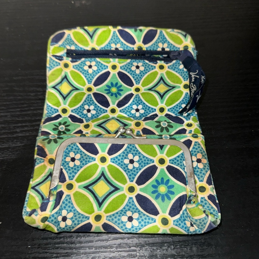Vera Bradley small wallet with coin purse inside